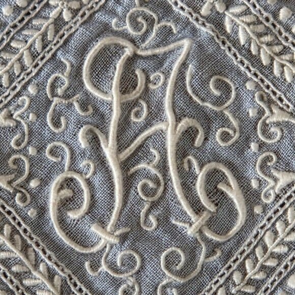 Ivory Crochet Table Cover - Picture 12 of 17